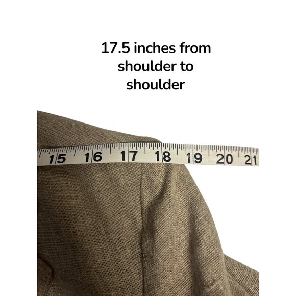 Vintage David Hunter Men’s Tan Linen Blend Blazer Sport Coat – Size 40 Long – Tw - Picture 4 of 7